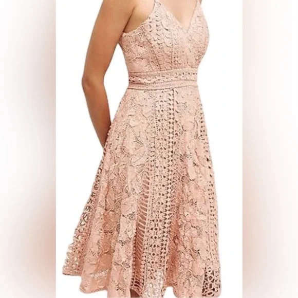 Anthropologie HD Paris EUC Astrid A-line lace dress size 2 - Picture 6 of 8